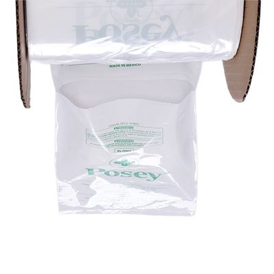 LDPE กระเป๋าพลาสติกใส เปิดก่อนกระเป๋าพอลี่บนกล่องด้านข้าง Gusset กระเป๋ารถยนต์สําหรับเสื้อผ้า