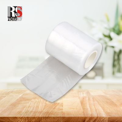 LDPE กระเป๋าพลาสติกใส เปิดก่อนกระเป๋าพอลี่บนกล่องด้านข้าง Gusset กระเป๋ารถยนต์สําหรับเสื้อผ้า