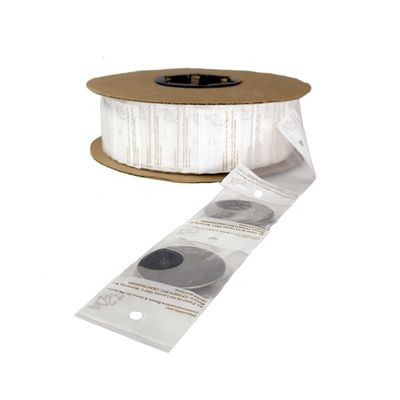 อุตสาหกรรม LDPE PE Autobag กระเป๋าสะพายพลาสติกที่เปิดก่อนบนม้วนสําหรับเครื่องจักรอัตโนมัติ