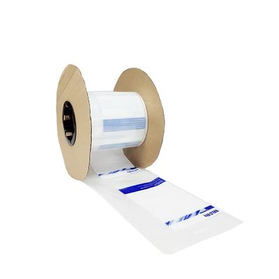 LDPE Perforating Auto Bag กระเป๋าสะพายพลาสติกที่เปิดก่อนบนม้วนสําหรับกระเป๋าสะพายอัตโนมัติ