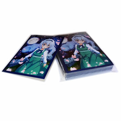 OPP พลาสติก โพลีการ์ด แขน โฮโลแกรม โลโก้ Yugioh การ์ด แขนป้องกัน