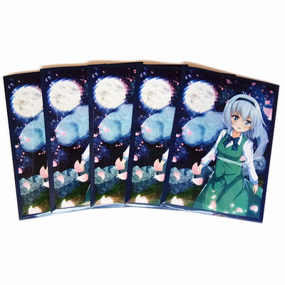 OPP พลาสติก โพลีการ์ด แขน โฮโลแกรม โลโก้ Yugioh การ์ด แขนป้องกัน