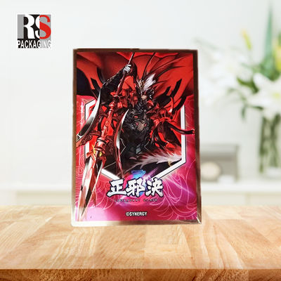 66x91 การค้า การ์ดกีฬา แขนพิมพ์สีของขวัญ PP TCG การ์ดแข็ง ป้องกัน