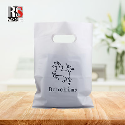 Custom Mylar ตัดตัดจับ Poly Bags กระเป๋าของขวัญพลาสติกนําไปใช้ใหม่ กระเป๋าช้อปปิ้ง