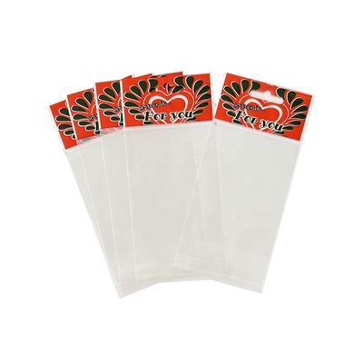 ช็อคโกแลต แพ็ค Opp หัวกระเป๋า Self Adhesive Seal ชัดเจน OPP กระเป๋าเซลโล่สําหรับอาหารว่าง