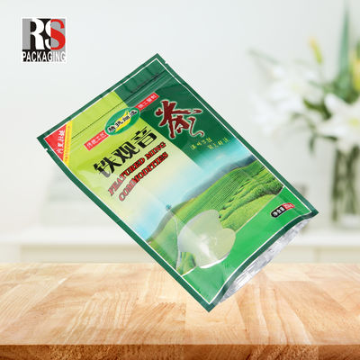 การพิมพ์สลัก Mylar กระเป๋า Poly Laminated 3 ชั้น สามารถปิดใหม่สําหรับบรรจุชา