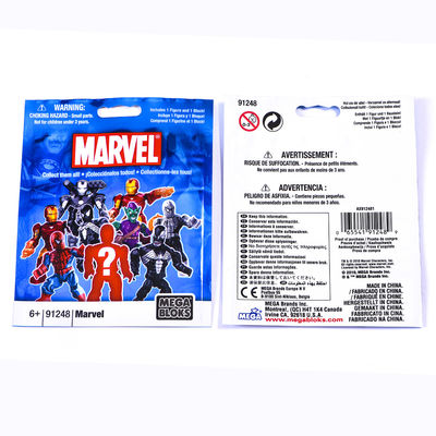 การสั่งซื้อตามสั่ง รับพิมพ์ ซีปพลาสติกกระเป๋าสําหรับกระเป๋าเล่น