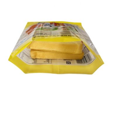 น้ํามันมะกอก PET / PE ปรับแต่งอาหารเกรด กันไขมันฮอตด็อก แฮมเบอร์เกอร์ แพคเกจ Mylar ถุง