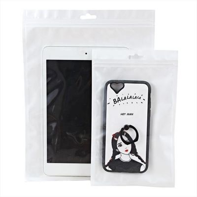 อิเล็กทรอนิกส์ แพคเกจ หน้าใส ถุงพลาสติก Ziplock ผลิตจาก OPP / CPP วัสดุโครงสร้าง
