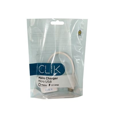 อิเล็กทรอนิกส์ แพคเกจ หน้าใส ถุงพลาสติก Ziplock ผลิตจาก OPP / CPP วัสดุโครงสร้าง