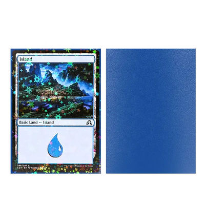Galaxy Effects โฮโลแกรม Mtg ขนาดมาตรฐาน ไม่ขัดออก หลังแมท