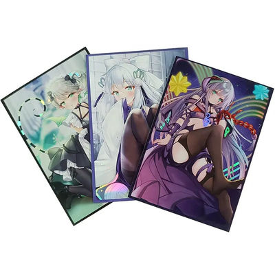 รับจําหน่าย Holo Printing Art Yugioh MTG TCG โฮโลแกรมอานิเมะ รับจําหน่าย Board Game Card Sleeves