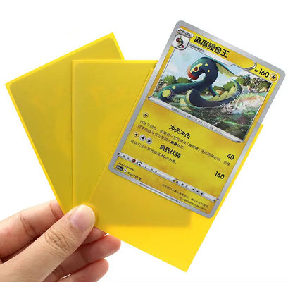 14 สี การ์ดเกม ป้องกันตัวถือ Matte Interior Crystal Clear MTG Standard Trading Card Sleeves การ์ดการ์ดการ์ดการ์ด