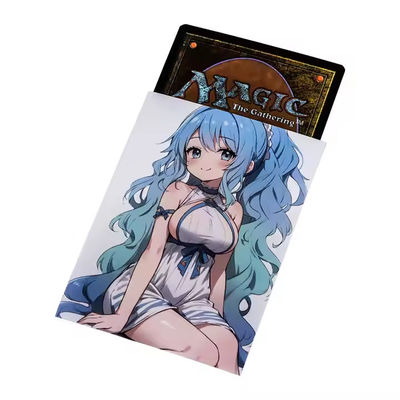 การป้องกันการค้า ผู้สะสม Matte Pp เกมการค้าพลาสติก Tcg Mtg แผ่นบัตร