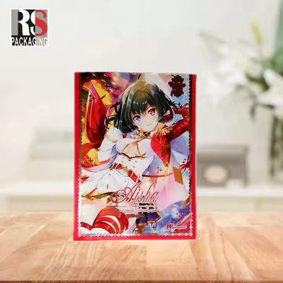ปลอกใส่การ์ดซื้อขาย 66x91 ยอมรับโลโก้ ปลอกใส่การ์ดเกมกระดาษแข็งแบบกำหนดเอง