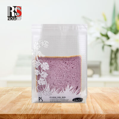 มีถุงเจาะรูขนาดเล็กแบบกำหนดเองสำหรับบรรจุภัณฑ์อาหาร บรรจุแซนวิช OPP ซีลความร้อน พิมพ์กราเวียร์ ถุงหด BOPP ยอมรับ