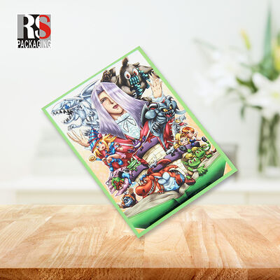 ซองการ์ดโฮโลแกรมอนิเมะเกม Yugioh ขนาด 66มม.x91มม. ขอบดำ