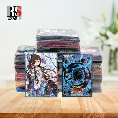 TCG Card Sleeves เครื่องป้องกันบัตรเครดิตแบบกําหนดเอง Pocket Sport Card Sleeve