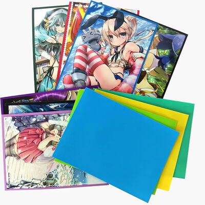 เนื้อผงกระจ่างกระจ่าง Custom Matte Game Card Sleeve การพิมพ์ที่สวยงาม