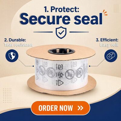 Customizable Size Heat Seal Recyclable Pre Opened Poly Bags LDPE Poly Roll Bags for Auto Packaging