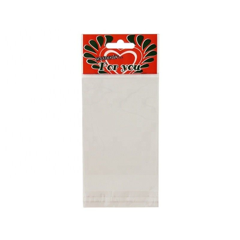กระเป๋าเซลโลฟาน Bopp Clear Self-Sealing ที่ถูกแต่งขึ้นเพื่อการบรรจุบัตรของขวัญและของเล่น
