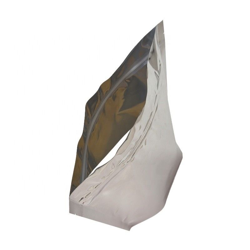 หนาวปิดเงินอัลลูมิเนียมฟอยล์ Zip Lock กระเป๋ากระเป๋าสําหรับการเก็บอาหารเกรด