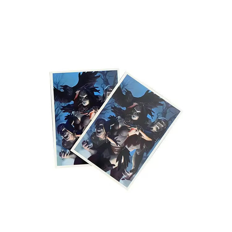 แผ่นการ์ดเกม แผ่นการค้า Custom Print Logo Clear พลาสติก Yugioh Matte หนา การ์ดเกม
