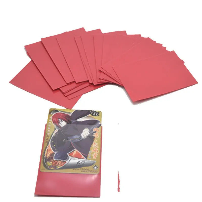 โลโก้ที่กําหนดเอง ODM ใส พลาสติกอ่อนแอ การค้าเกมการ์ดปกป้องแขนสําหรับ Anime Yugioh Mtg Tcg