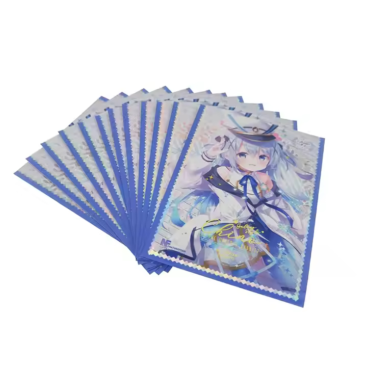 Custom High End Protector Laser Card แขนสองสําหรับการ์ดกีฬามืออาชีพ